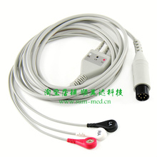 3-lead ECG patient cable for CSI Criticaire Patient monitor AAMI 2024 - buy cheap