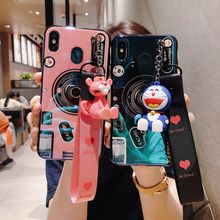 3D Retro Camera lanyard Case For iphone 12 11 Pro X XR XS MAX 6 7 8 Plus For Samsung S20 S10 Note 20 Cute Cartoon Silicone Cover 2024 - buy cheap