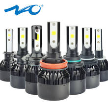 NAO H7 LED H4 h11 HB4 Auto Lamp H1 Car headlight 12V H3 H8 H9 9005 hB3 h27 9006 880 881 Fog Light 9012 H13 Automobiles bulb F2 2024 - buy cheap