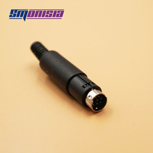 Smonisia 100 pces mini 6/7/8pin din plugue terminal s macho para ps2 conector masculino 2024 - compre barato