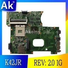 AK For Asus K42JR Laptop motherboard REV: 2.0 HM55 DDR3 For Asus k42j A40J K42JZ K42JB K42JY Laptop Mainboa 100% tested intact 2024 - buy cheap