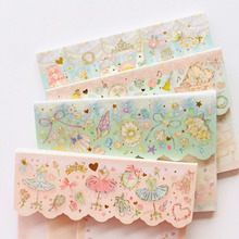60 Pages 2+1 Lace Style Princess Flowers Dress Rabbit Memo Pad Sticky Notes School Office Supply Stationery Notepad 2024 - buy cheap