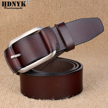 100% Cowhide Genuine leather belts for men brand Strap male pin buckle fancy vintage jeans cintos cowboy strap free shipping 2024 - buy cheap