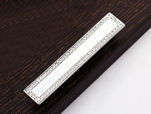 CC 96mm Modern Silver kitchen cabinet handles Crystal dresser pull drawer cupboard wardrobe furniture handles Knobs pulls 2024 - buy cheap