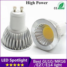 10 шт./Лот, супер яркие лампочки GU10, светодиодная лампа, теплый белый/белый, 220 В, 9 Вт, 12 Вт, 15 Вт, GU10 COB, светодиодная лампа GU 10, светодиодный прожектор 2024 - купить недорого