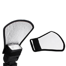 Universal Silver White  Flash Light Reflector Soft Speedlite Diffuser for DSLR Canon Nikon Sony Free Shipping 2024 - buy cheap