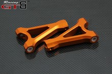 1/5 Baja CNC Alloy Rear Upper Arm 2pcs/pair -Orange,Silver for hpi km rv baja 5b 5t 5sc 2024 - buy cheap