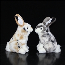 Baby Toys Simulation  Rabbits  Stuffed Animal  Doll Cute Sitting Flower Rabbit Toy  Gift 2024 - buy cheap