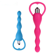 Multispeed G Spot Vibrator Female Silicone Vibrating Anal Beads Butts Plug Flexible Anal Sex Toys Waterproof Adult Sex Product 2024 - buy cheap