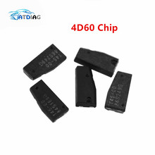 Chip de carbono 4D60 para coche, transpondedor de llave de coche ID60 de 80 bits, chip en blanco 4D, 10 unidades/lote 2024 - compra barato