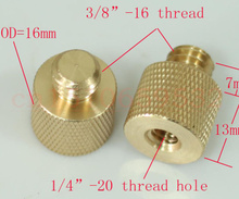 2PCS 1/4" to  3/8" 1/4-3/8 Tripod screw for Umbrella Holder Mount Flash Bracket Adapter 2024 - buy cheap