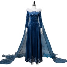 Elsa Dress Cosplay Costume Adult Women Girls Halloween Carnival Cosplay Costume 2024 - buy cheap