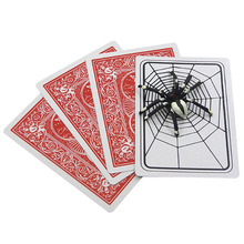 1 Juego de cartas de The Web Trick Spider and Net, accesorios de magia, juguetes para trucos de magia, trucos de magia, ilusión, juguetes mágicos cerrados 2024 - compra barato