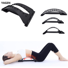 Dropshipping Back Massager Stretcher Stretching Magic Lumbar Support Waist Neck Relax Mate Device Spine Pain Relief Chiropractic 2024 - buy cheap