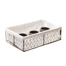 Nordic Style Iron Art Square Storage Basket Home&Living Vegetable Fruit Bread Other Sundries Storage Basket 2024 - buy cheap