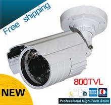 Бесплатная доставка w9-dzjx-800 CCTV 800TVL Sony CCD 24 Массив ИК-светодиодов CCTV Камера наружного видеонаблюдения водонепроницаемый безопасности Камера 2024 - купить недорого