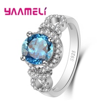 New Latest Women Ring 925 Sterling Silver Accessories Pretty Wedding Engagement Jewelry Best Anniversary Finger Anel 2024 - buy cheap
