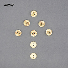 SHINE Wooden Sewing Buttons Scrapbooking Round 2 Holes Natural Color 12.5mm 24 PCs Costura Botones Decorate bottoni botoes 2024 - buy cheap