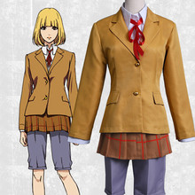 Disfraz de Anime Kangoku Gakuen, Hana Midorikawa uniforme escolar, ropa de fiesta de Halloween 2024 - compra barato