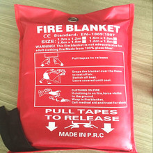 1.5m*1.5M Fire certification 100% glass fiber material electric welding blanket anti fire blanket temperature 550 deg 2024 - купить недорого