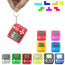 Mini caja de cerillas Retro Tetris para niños, juego de consola de juegos para niños, LCD portátil, 26 juegos integrados, Color aleatorio, 2018 2024 - compra barato