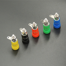 200pcs x 5 Color Binding Post Speaker Terminal 4mm Banana Plug Jack Connector 2024 - buy cheap