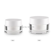 Empty Makeup Cosmetic Face Cream Jar Pot Bottle Acrylic Container 30g 50g Makeup Face Cream Container F339 2024 - buy cheap