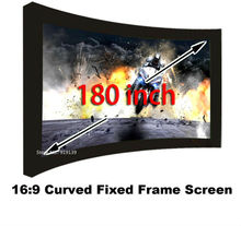 Alta qualidade 3D tela de projeção de 180 polegada melhor escolha para o projetor de Cinema 16:9 transporte rápido 2024 - compre barato