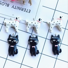 Colgante kawaii de respaldo plano para perros y gatos, colgante para decoración DIY, collar, 10 Uds. 2024 - compra barato