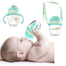 240/320ml Baby Feeding Bottle BPA Free Infant Milk Bottle For Newborn Babies Tritan Nursing Care Safe with Handle and Sling 2024 - buy cheap
