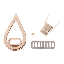 Fashion Hot New 1 Pc Mini Water Drop Shape Clasp Turn Lock Twist Locks DIY Leather Handbag Bag Hardware Accessories 2024 - buy cheap