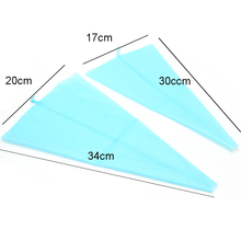 1PC 30/34CM Silicone Reusable Icing Piping Cream Pastry Bag DIY Cake Decorating Tool 2024 - buy cheap