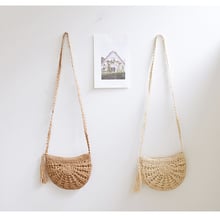 Fashion Ladies Straw Rattan Cross Body Bag Women Shoulder Bag HandBag Tassel Straw Beach Bags 2024 - buy cheap