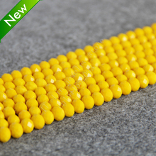 T8262 Charming 6X8mm Faceted Yellow AB+ colorful glass Crystal beads!Fit For Making Bracelet&Necklace DIY Jewelry wholesale 2024 - buy cheap