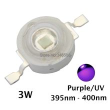 5pcs 3W UV/Ultra Violet High Power LED Emitter Diode without base,365nm-370nm,380nm-385nm,395nm-400nm,420nm-425nm 2024 - buy cheap