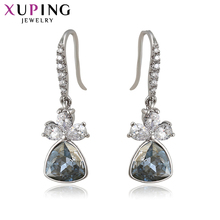 Xuping Jewelry Fashion Elegant Lovely Crystal Earring for Women Weeding Gift 94817 2024 - buy cheap