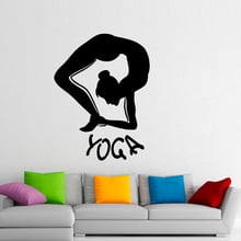 ZOOYOO Yoga Fitness Wall Sticker Meditation Philosophy Home Decor Removable Adhesive Vinyl Wall Decals Living Room Decoration 2024 - buy cheap