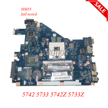 NOKOTION Laptop Motherboard For Acer aspire 5742 5733 5742Z 5733Z MBRJY02002 PEW71 LA-6582P HM55 UMA DDR3 Main board works 2024 - buy cheap