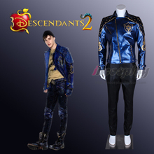 Anime Descendants 2 King Ben PU Leather Jacket Heavy tangerine Coat Cosplay Costume For Men Halloween Free Shipping Customized 2024 - buy cheap