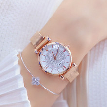 Fashion Luxury Rose Watches Women Mesh Steel Strap Quartz Watch Date Clock Female Ladies Wristwatches relogio feminino 2024 - buy cheap