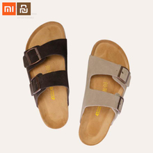 2 color original xiaomi mijia wild suede cork sandals slip wear-resistant high quality slippers smart home 2024 - buy cheap