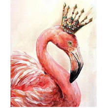 Pintura diamante bordado 5d bricolagem pintura diamante flamingo rainha diamante mosaico strass ponto cruz decoração de casa presente as772 2024 - compre barato