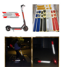 24 Colors High Quality Reflective Styling Stickers For Xiaomi Mijia M365 Electric Scooter Skateboard Accessories 2024 - compre barato