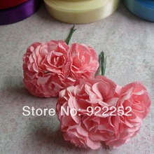 3CM,artificial paper cheap small flower bouquet,diy craft accessories decoration for wedding hair garland&gift box&scrapbooking! 2024 - buy cheap