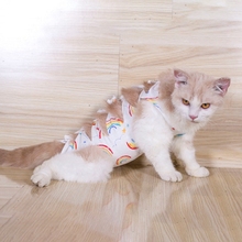 Cat Treatment Vest T-shirt Puppy Clothes Cotton Recovery Suit E Collar Alternative After Surgery Wear Anti Pet Licking Wounds 2024 - buy cheap