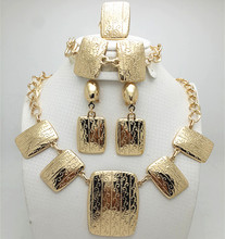 Conjunto de joias feminina fani, conjunto de joias estilo nigeriano com contas douradas e coloridas 2024 - compre barato
