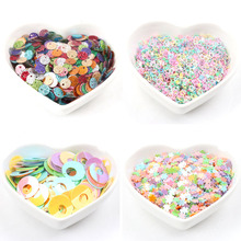 Sequins PVC Decorations Garment Sewing Craft Children Painting DIY Accessory Flat Round Rabbit Star Shape 10g Multicolor 4-16mm 2024 - buy cheap