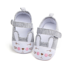 Zapatos con suela de conejo para primeros pasos, calzado suave y poco profundo de princesa para niños y niñas de 0 a 18 meses 2024 - compra barato