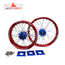 Llanta de rueda delantera de aleación para bicicleta, rueda roja de 1,60-17, 1,85-14 pulgadas con eje CNC para KAYO HR-160cc TY150CC Dirt Pit bike, 15mm, 14/17-17 2024 - compra barato