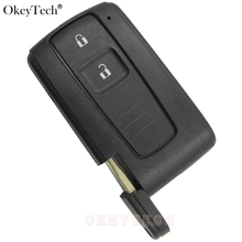 Okeytech For Toyota PRIUS 2004-2009 COROLLA VERSO Camry 2 Buttons Car Key Case Shell Fob Replacement Smart Key Card with Blade 2024 - buy cheap